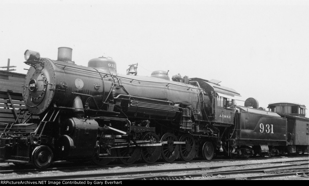 ATSF 2-10-2 #931 - Atchison, Topeka & Santa Fe